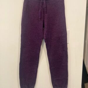 Carter's Purple Jogger Sweatpants with Elastic Cuffs